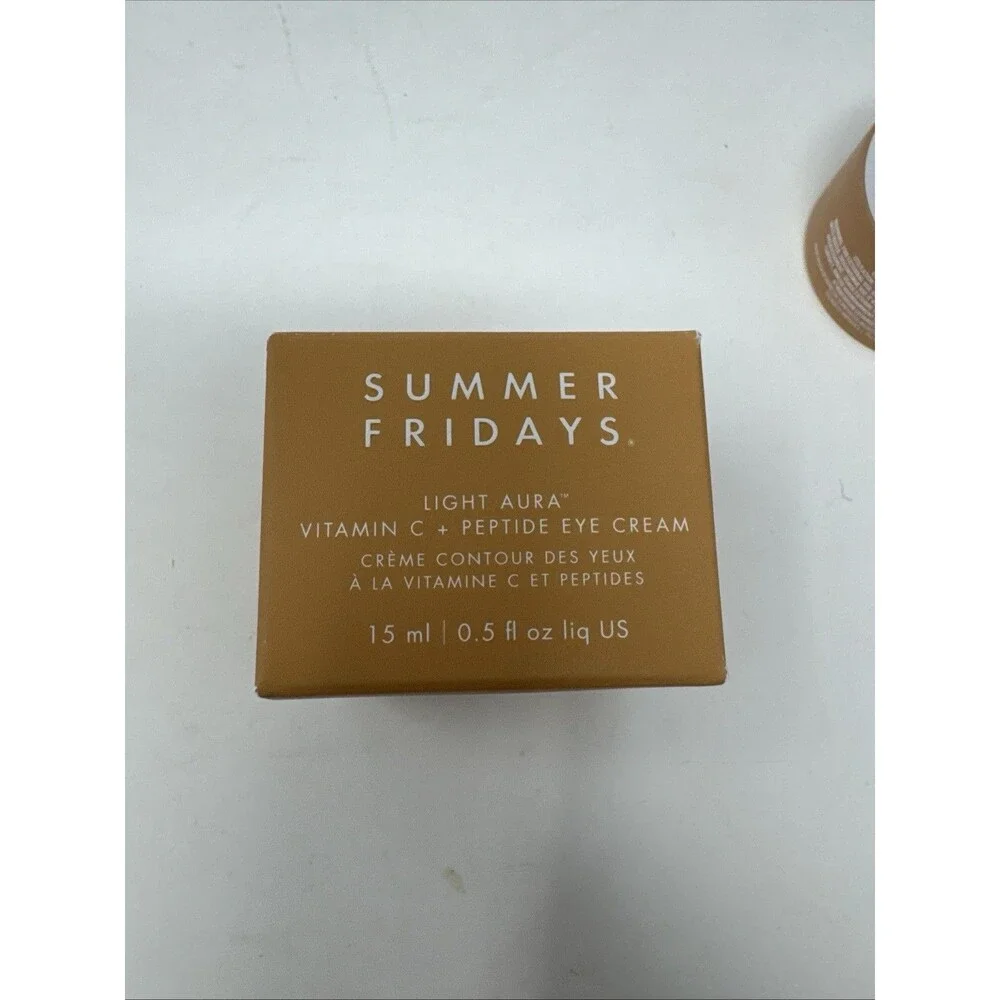 Summer Fridays Light Aura Vitamin C + Peptide Eye Cream  Brightening Eye Crea...